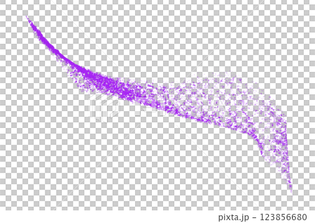 Separate purple crayon brush strokes on transparent background. 123856680