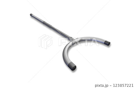 さすまた　(刺股：man catcher)　白バック 123857221