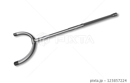 さすまた (刺股:man catcher) 白バック さすまた (刺股:man catcher) 白バック 123857224