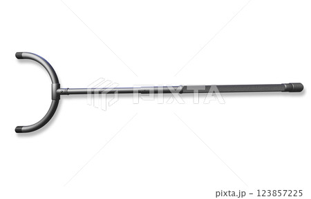 さすまた　(刺股：man catcher)　白バック 123857225