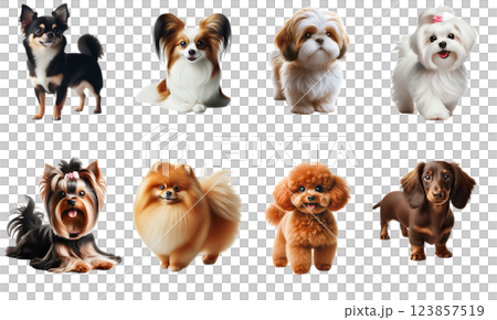 世界上的狗：小型犬 123857519