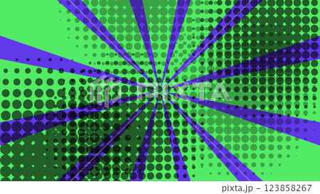 abstract green and purple sunburst background with dot pattern decoration abstract green and purple sunburst background with dot pattern decoration 123858267