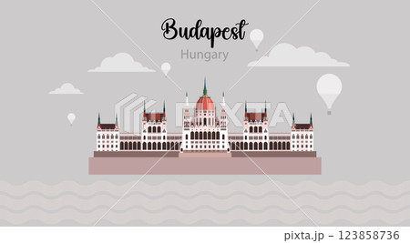 Travel Hungary ancient architecture in Budapest. Travel Hungary ancient architecture in Budapest. 123858736
