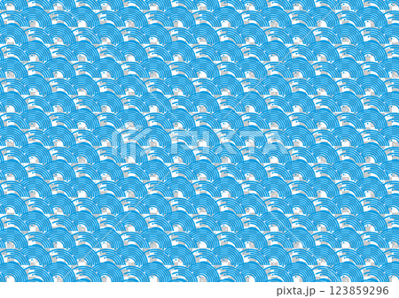 Japanese style wave pattern design paper Japanese style wave pattern design paper 123859296