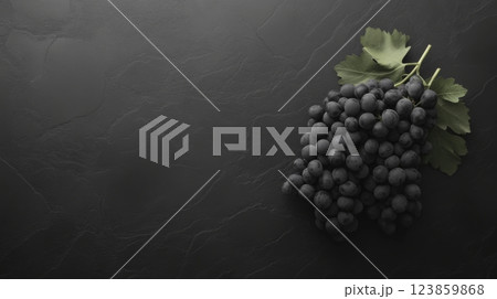 Dark Grapes on Textured Stone Dark Grapes on Textured Stone 123859868