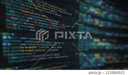 Abstract Modern tech of Programming code screen developer. C Programming Language of Computer script and Technology background of software. Abstract Modern tech of Programming code screen developer. C Programming Language of Computer script and Technology background of software. 123860022