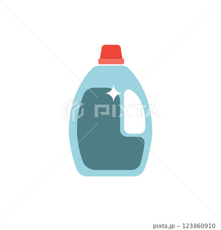Bottle of laundry icon Bottle of laundry icon 123860910