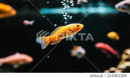 Vibrant Underwater Scene 123861300