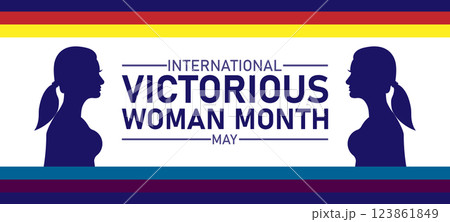 International Victorious Woman Month International Victorious Woman Month 123861849