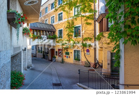 Markt street of Sankt Wolfgang, Austria Markt street of Sankt Wolfgang, Austria 123861994