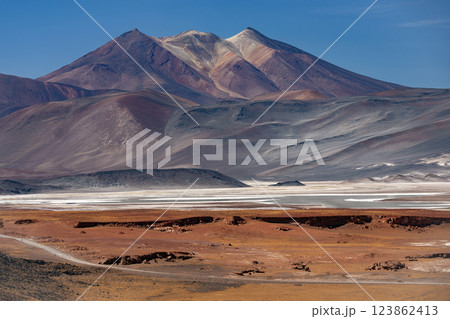 Alues Calientes and Andes Mountains - Atacama Desert - Chile 123862413
