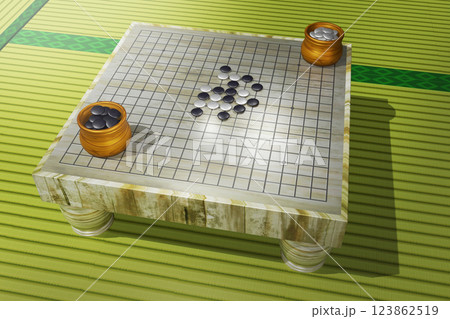 五目並べ(3DCG) 五目並べ(3DCG) 123862519