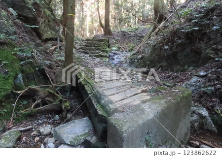 音羽山の山道 123862622