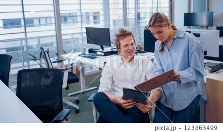 Collaboration in todays office environment is crucial for significantly boosting productivity 123863499