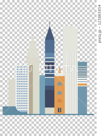 各種建築物插圖 123865854