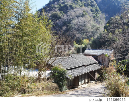 静岡県 宇津ノ谷の集落 3月 静岡県 宇津ノ谷の集落 3月 123866933