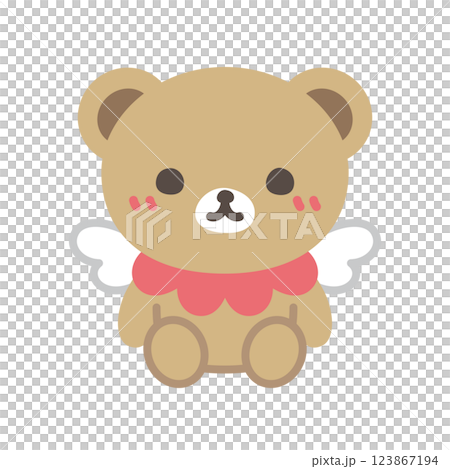 Cute bear character Cute bear character 123867194