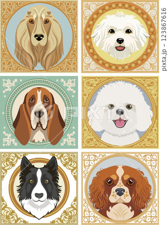 犬のイラスト3 犬のイラスト3 123867616