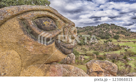 Protected Landscape Monte Valcorchero y Sierra del Gordo, Caceres, Spain 123868815