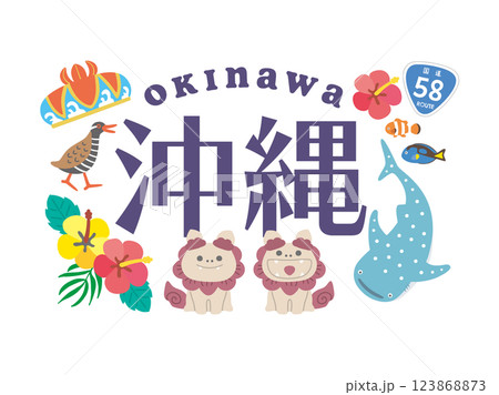 沖縄のイラスト 沖縄のイラスト 123868873