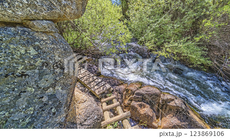 Cega River Ravine Hiking Route, Spain Cega River Ravine Hiking Route, Spain 123869106