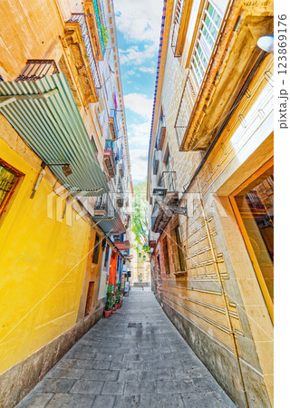 Urban views-landscapes most beautiful Catalan city - Barcelona. 123869176