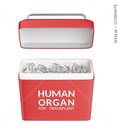 Medical cooler for transporting human donor organs Medical cooler for transporting human donor organs 123869479