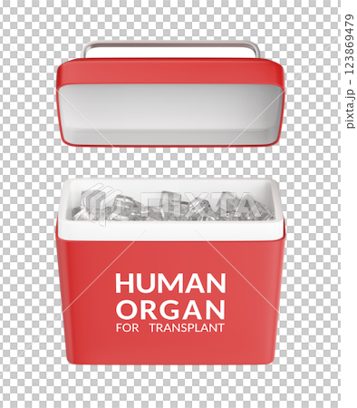 Medical cooler for transporting human donor organs Medical cooler for transporting human donor organs 123869479