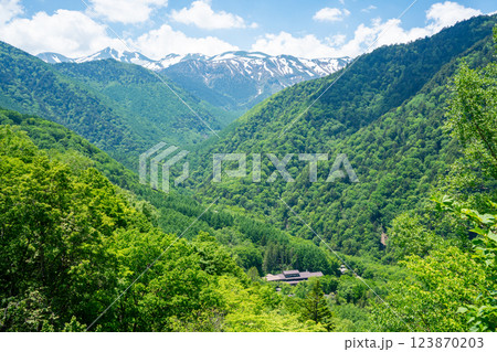 【長野県】乗鞍の山並み 【長野県】乗鞍の山並み 123870203