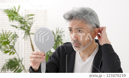 ヘアセット　男性 123870239