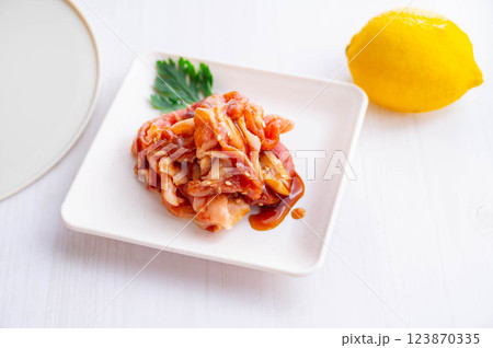 味付け豚コマ肉 味付け豚コマ肉 123870335