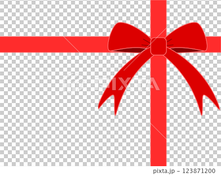 Simple ribbon top right Simple ribbon top right 123871200