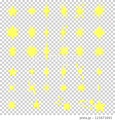 キラキラ星　いろいろセット 123871691