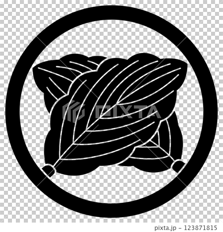 This is the family crest of Eiichi Shibusawa and Susumu Yamazaki. It is a circle with a different oak leaf. This is the family crest of Eiichi Shibusawa and Susumu Yamazaki. It is a circle with a different oak leaf. 123871815