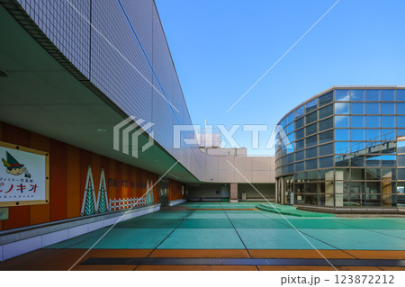 City Rooftop with Vibrant Colors and Clear Blue Sky, Japan Dec 8 2024 City Rooftop with Vibrant Colors and Clear Blue Sky, Japan Dec 8 2024 123872212