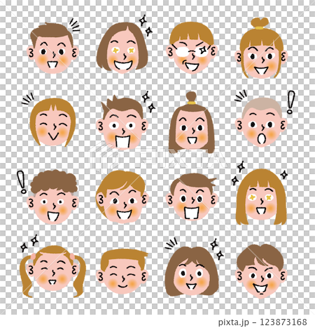 16個孩子的幸福面孔 123873168