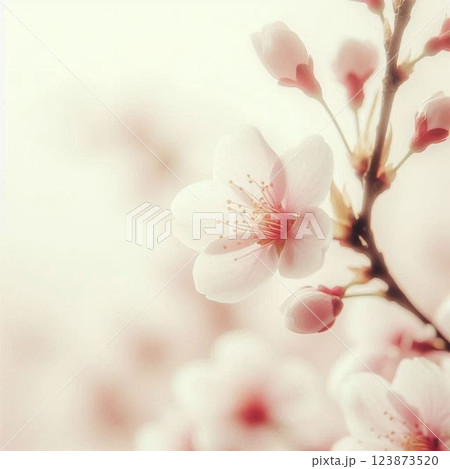 桜のイラスト背景17 123873520