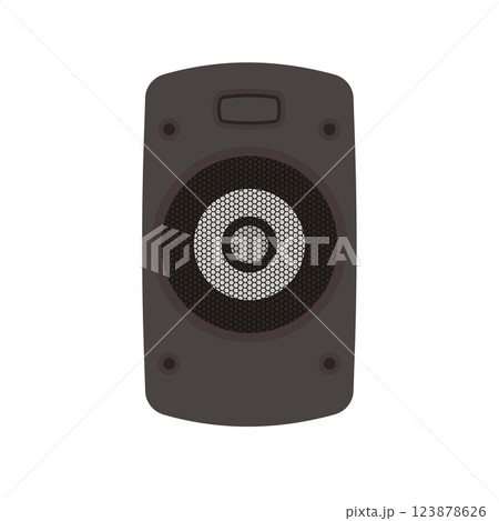 Speaker Flat Illustration. Clean Icon Design Element on Isolated White Background Speaker Flat Illustration. Clean Icon Design Element on Isolated White Background 123878626