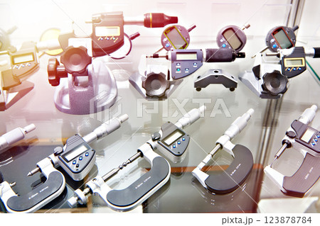 Digimatic and mechanical micrometers 123878784