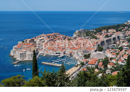 Old city of Dubrovnik, Croatia 123879597