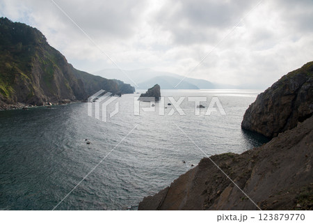 Dramatic sky at cantabrian coast Dramatic sky at cantabrian coast 123879770