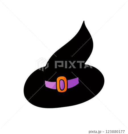 Halloween illustration in hand draw style. Element of your design 123880177