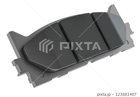 Brake Pad, 3D rendering 123881407
