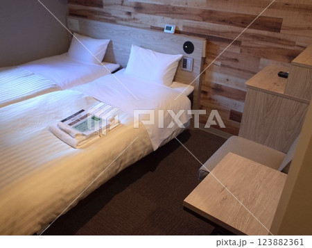 ツインルームの室内風景_函館 123882361