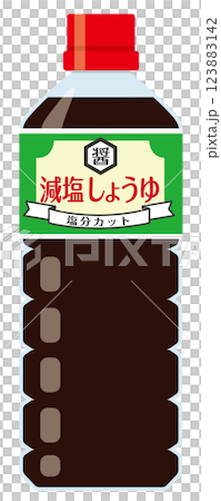 食品_調味料_醤油(減塩) 食品_調味料_醤油(減塩) 123883142