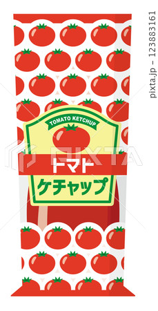 食品_調味料_トマトケチャップ(袋入り) 食品_調味料_トマトケチャップ(袋入り) 123883161