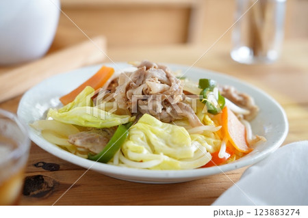 野菜炒め 野菜炒め 123883274