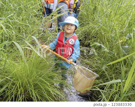 夏休みの男の子 123883330