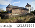 Friedestrom Castle in Zons Germany 123883595