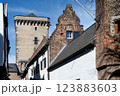 Historic old town of Zons, Germany 123883603